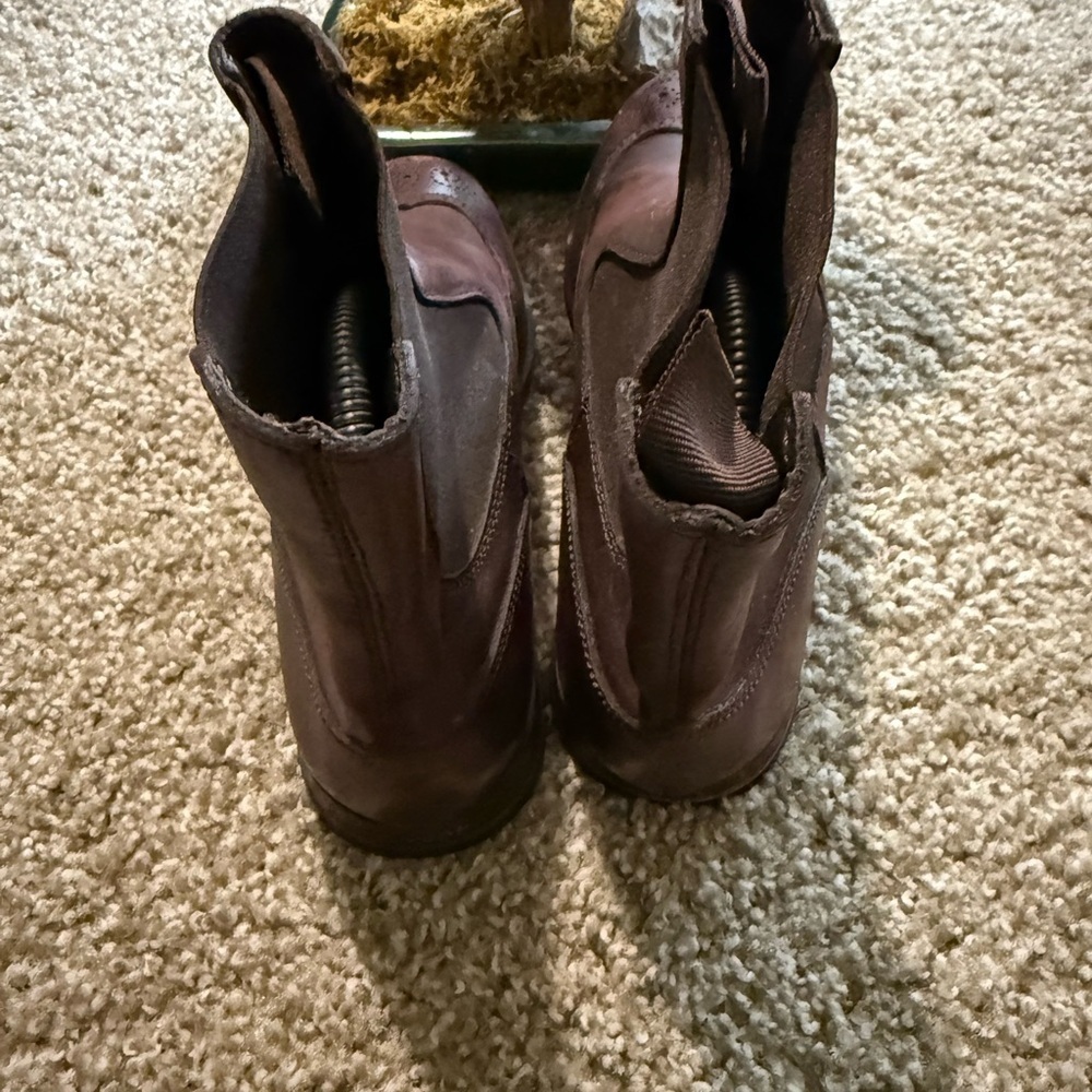 Hogan Dark Brown Ankle Boots women size 6 - Picture 4 of 9